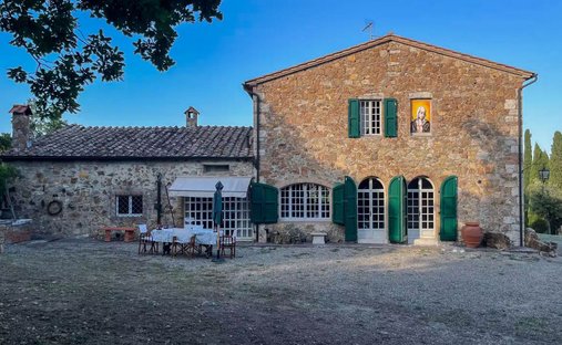 Casa di campagna a San Quirico d'Orcia, Toscana, Italia 1