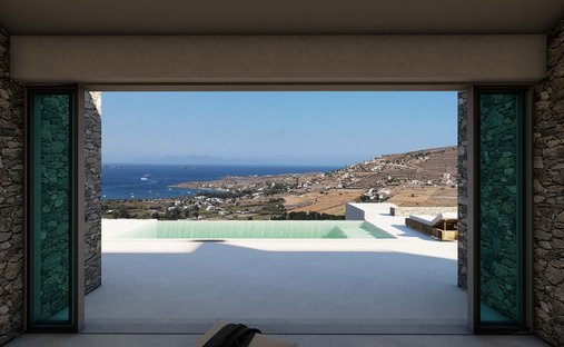 Land in Paros, Aegean, Griechenland 1