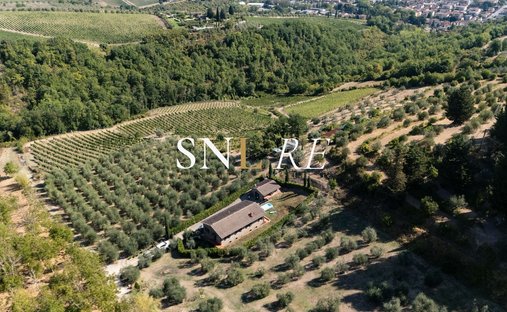 Corps de ferme à Centre, Greve in Chianti, Toscane 1