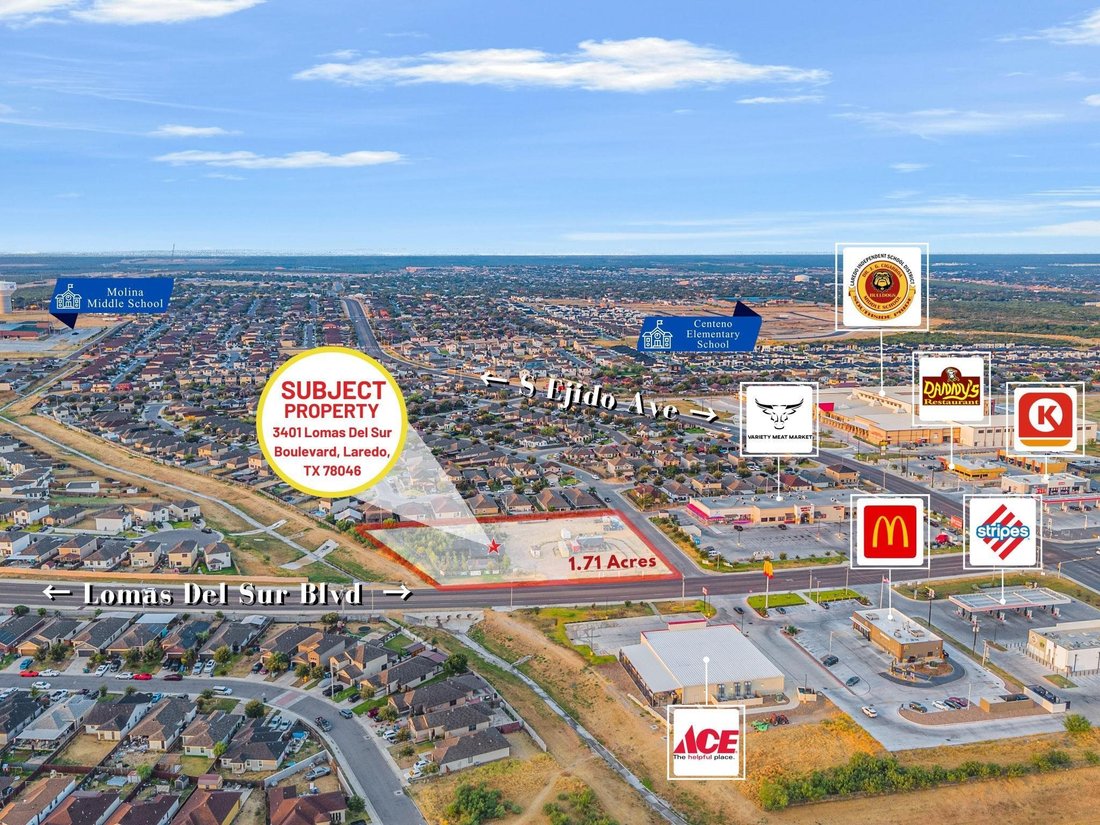 Terreno en Laredo, Texas, Estados Unidos 1 - 18730161