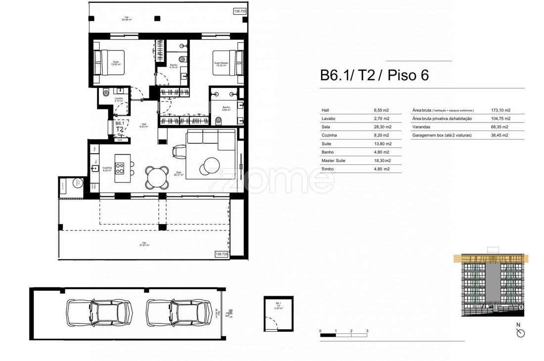 Apartamento en Gondomar (Sao Cosme), Valbom y Jovim, Distrito de Oporto, Portugal 1 - 18613834