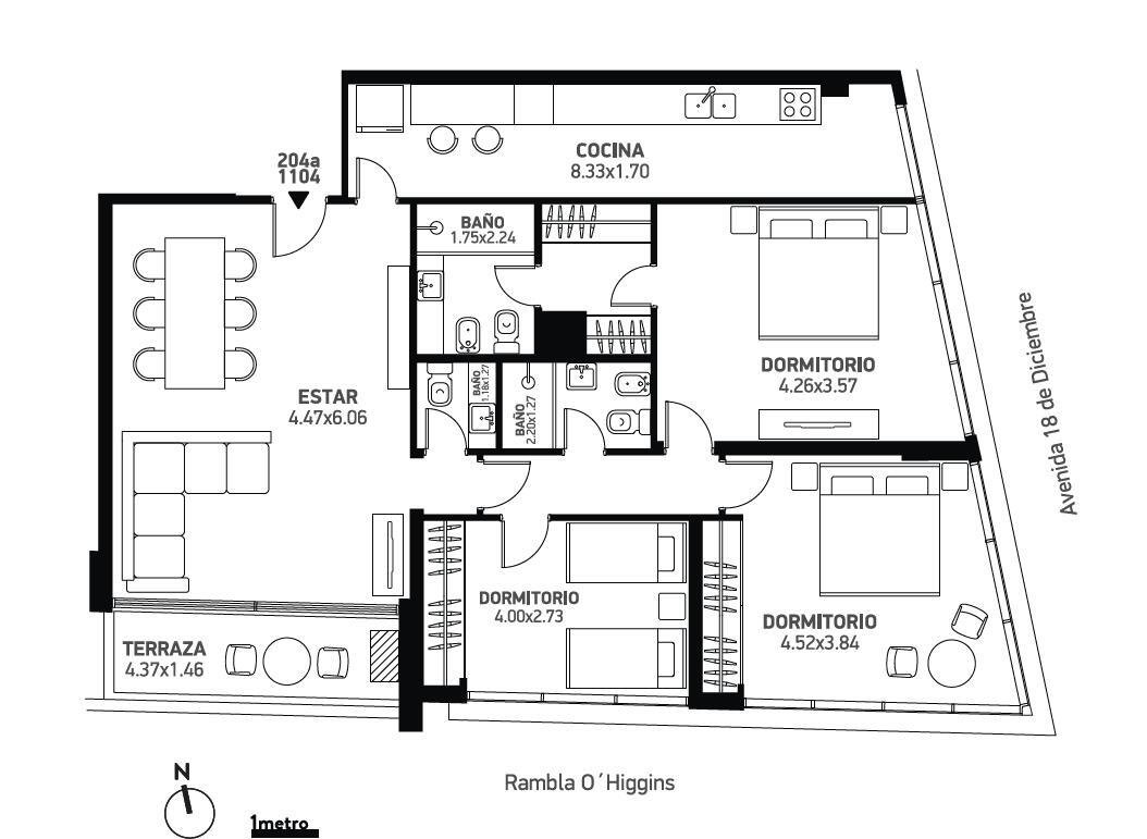 Wohnung in Montevideo, Departamento Montevideo, Uruguay 2 - 18734128
