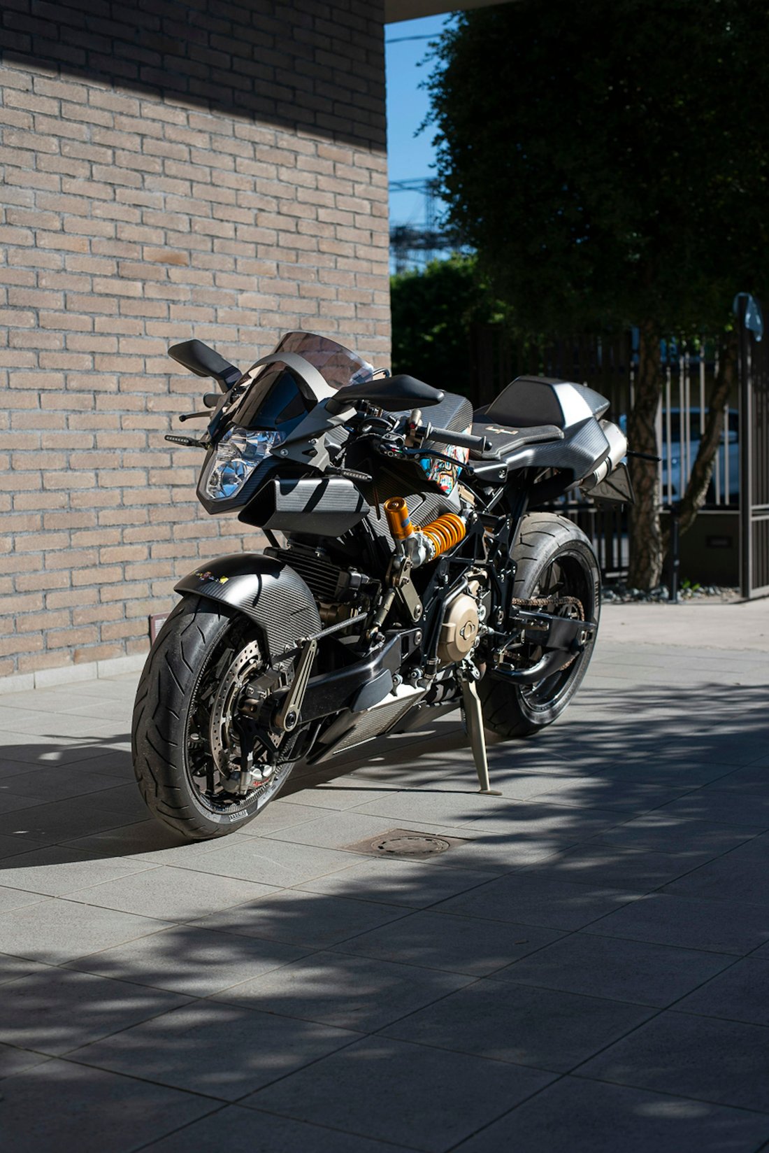 Motorcycle in Cerasolo, Italy 4 - 18738282
