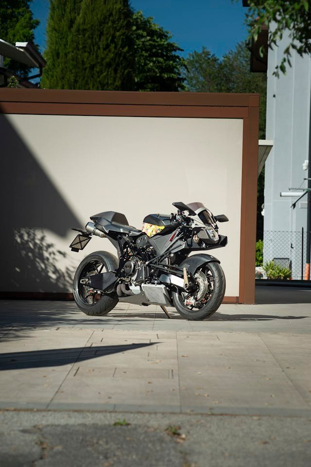 Motorcycle in Cerasolo, Italy 1 - 18738282