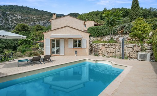 Casa a Villaggio-Cros de Caste-Coupiere-Mont Gros, Roccabruna, Francia 1