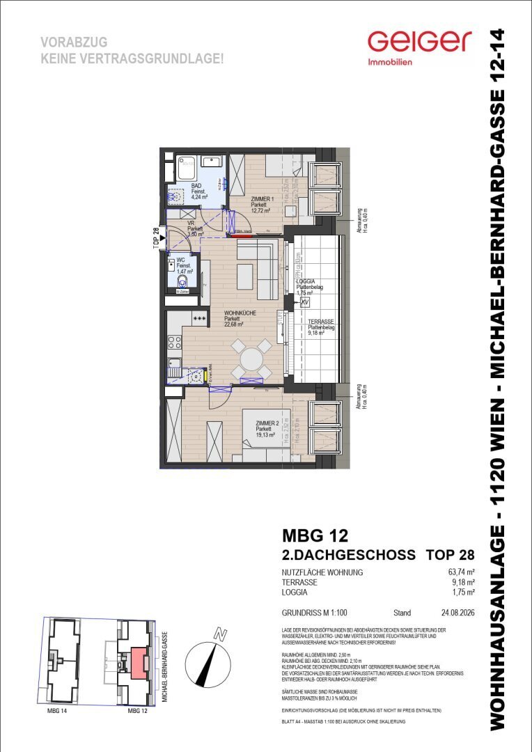 Apartamento en Viena, Viena, Austria 2 - 18333974
