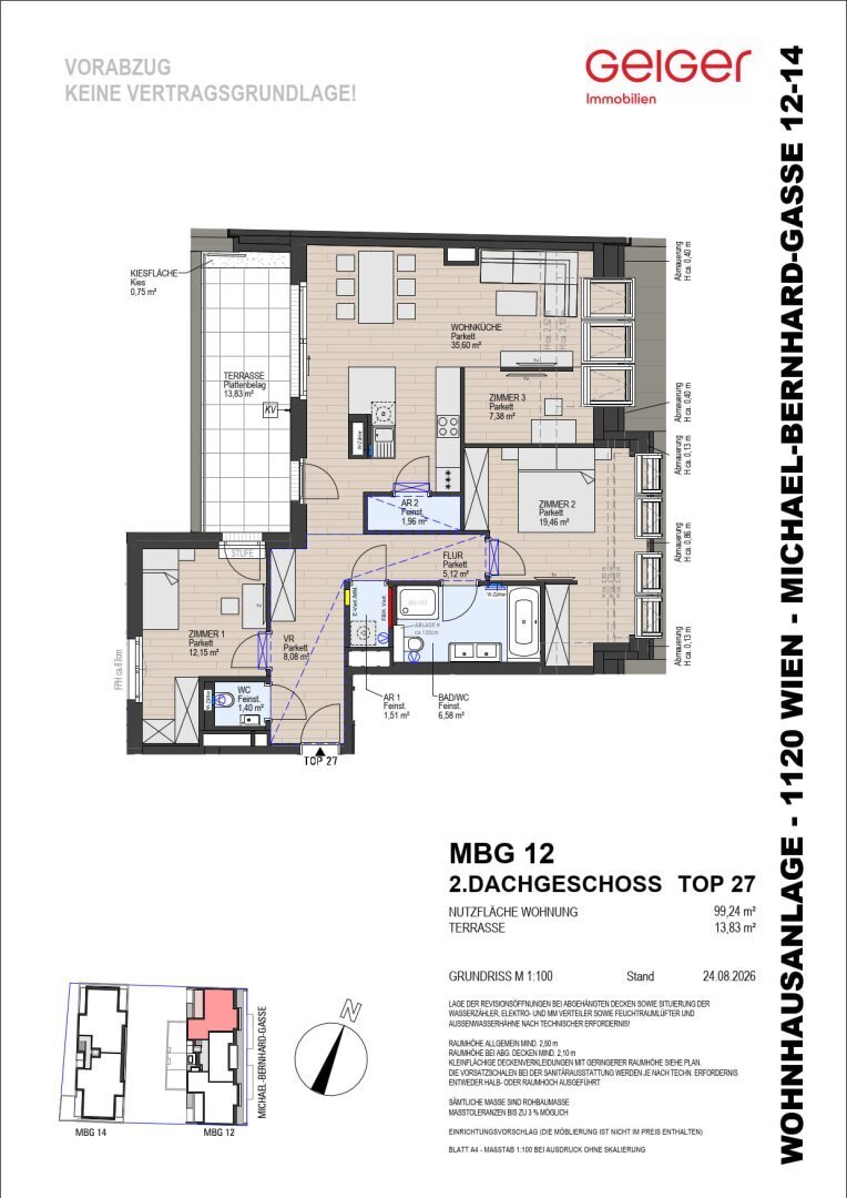 Appartamento a Vienna, Vienna, Austria 2 - 18289654