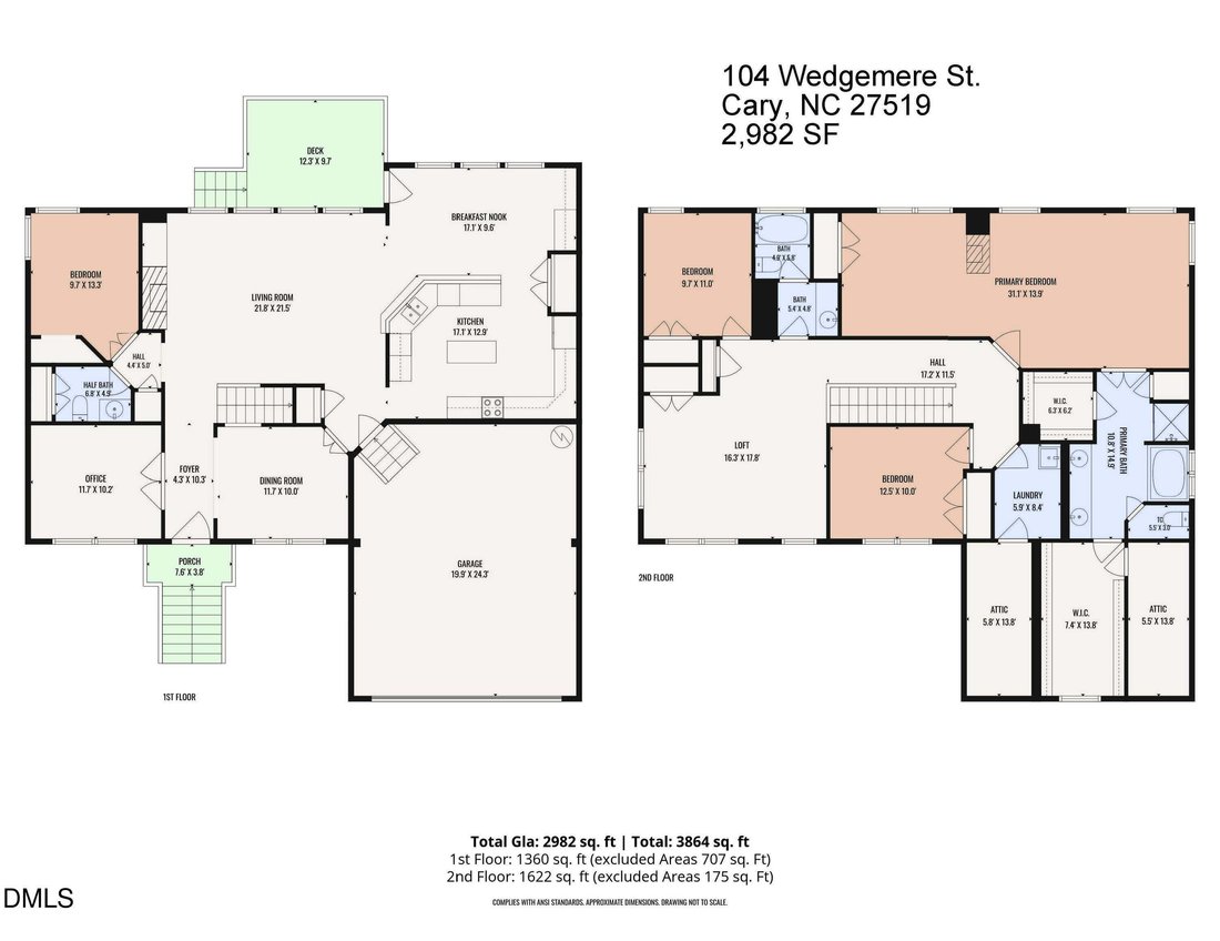 Casa en Cary, Carolina del Norte, Estados Unidos 3 - 18705994
