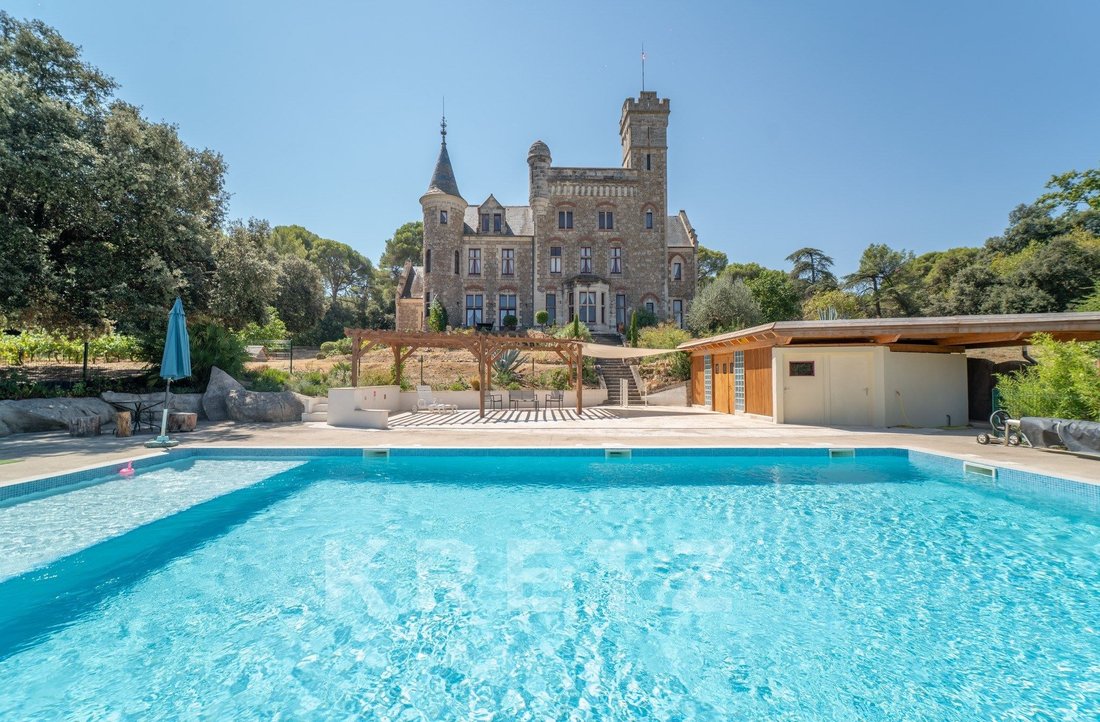Castillo en Quarante, Occitania, Francia 5 - 18745866
