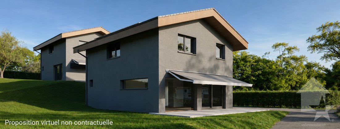 Villa en Noble-Contrée, Cantón del Valais, Suiza 5 - 18746720