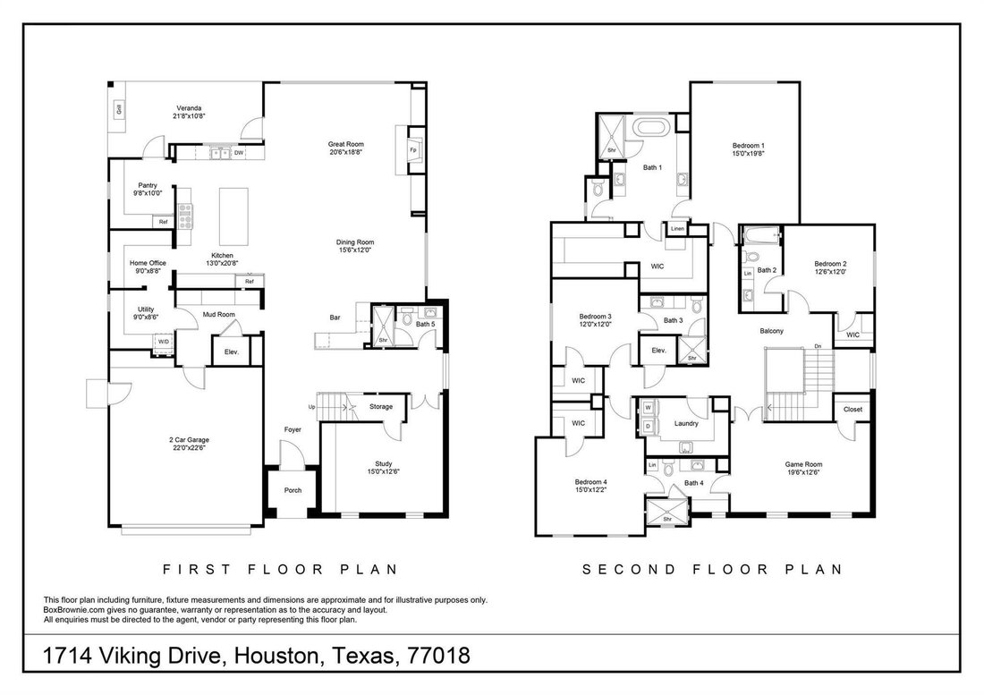 Maison à Houston, Texas, États-Unis 2 - 18736387