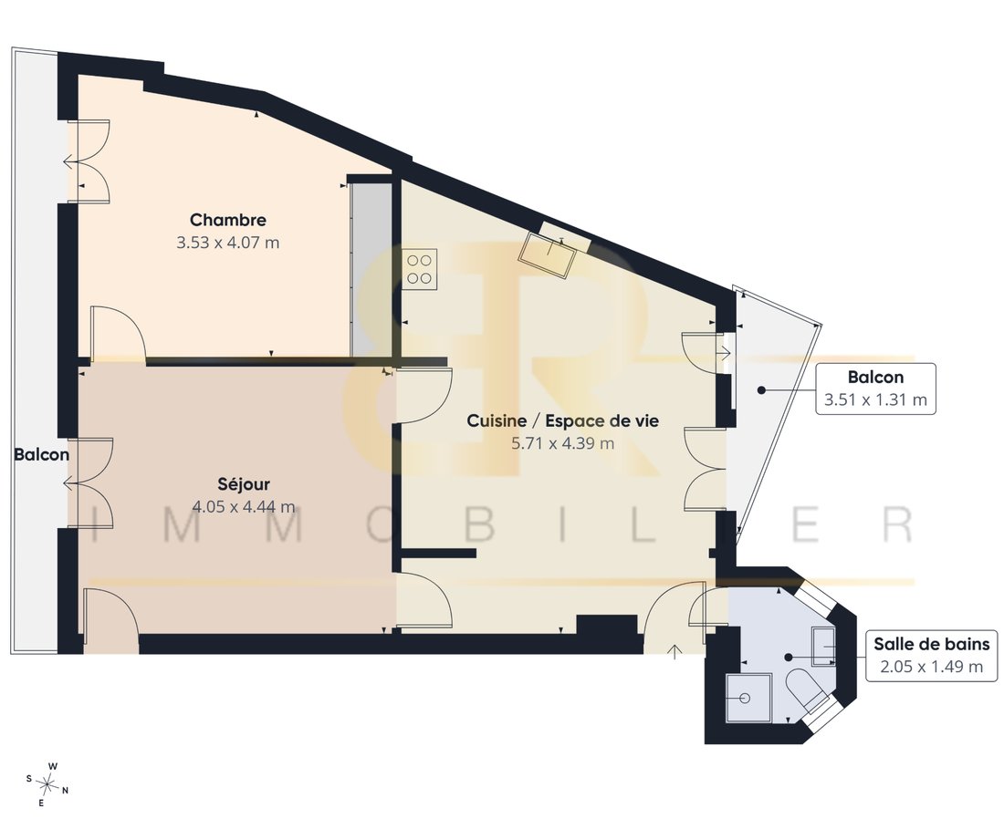 Apartment in Pereire-Malesherbes, Paris 17e Arrondissement, Paris 2 - 18745007