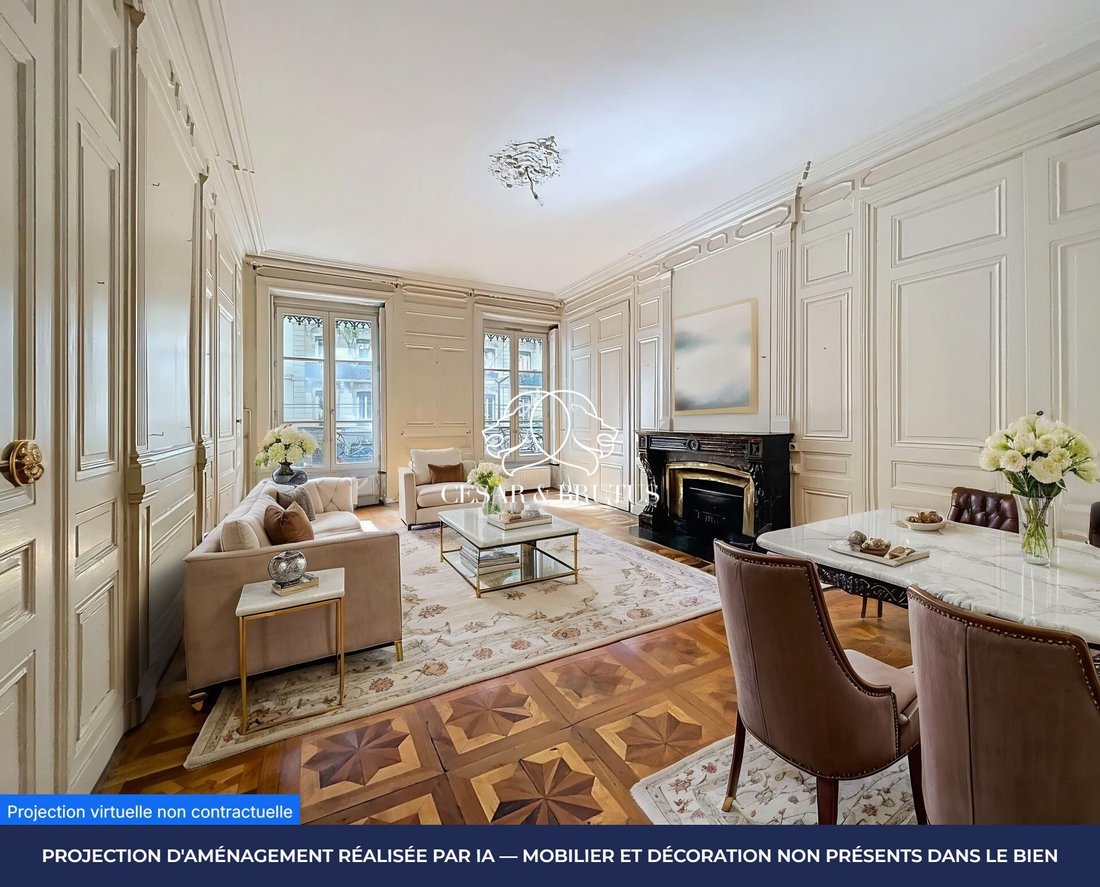 Appartamento a Tête d'Or-Foch-Vitton, Lyon 6e Arrondissement, Lione 1 - 17264850