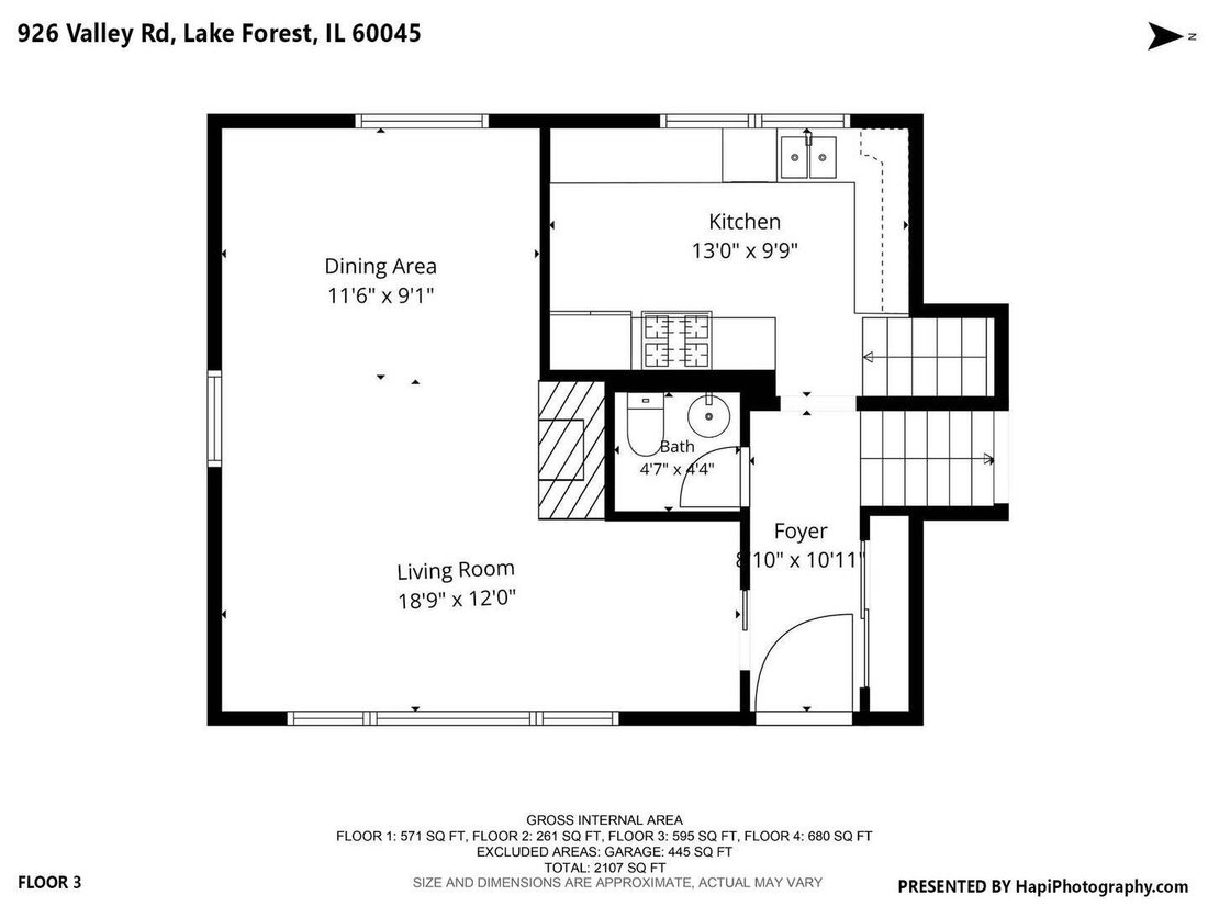 Maison à Shields Township, Illinois, États-Unis 4 - 18747216