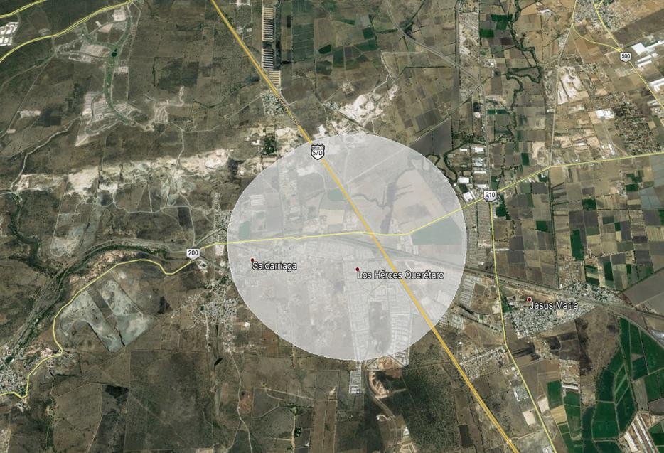 Terreno a Saldarriaga, Querétaro, Messico 2 - 18750359