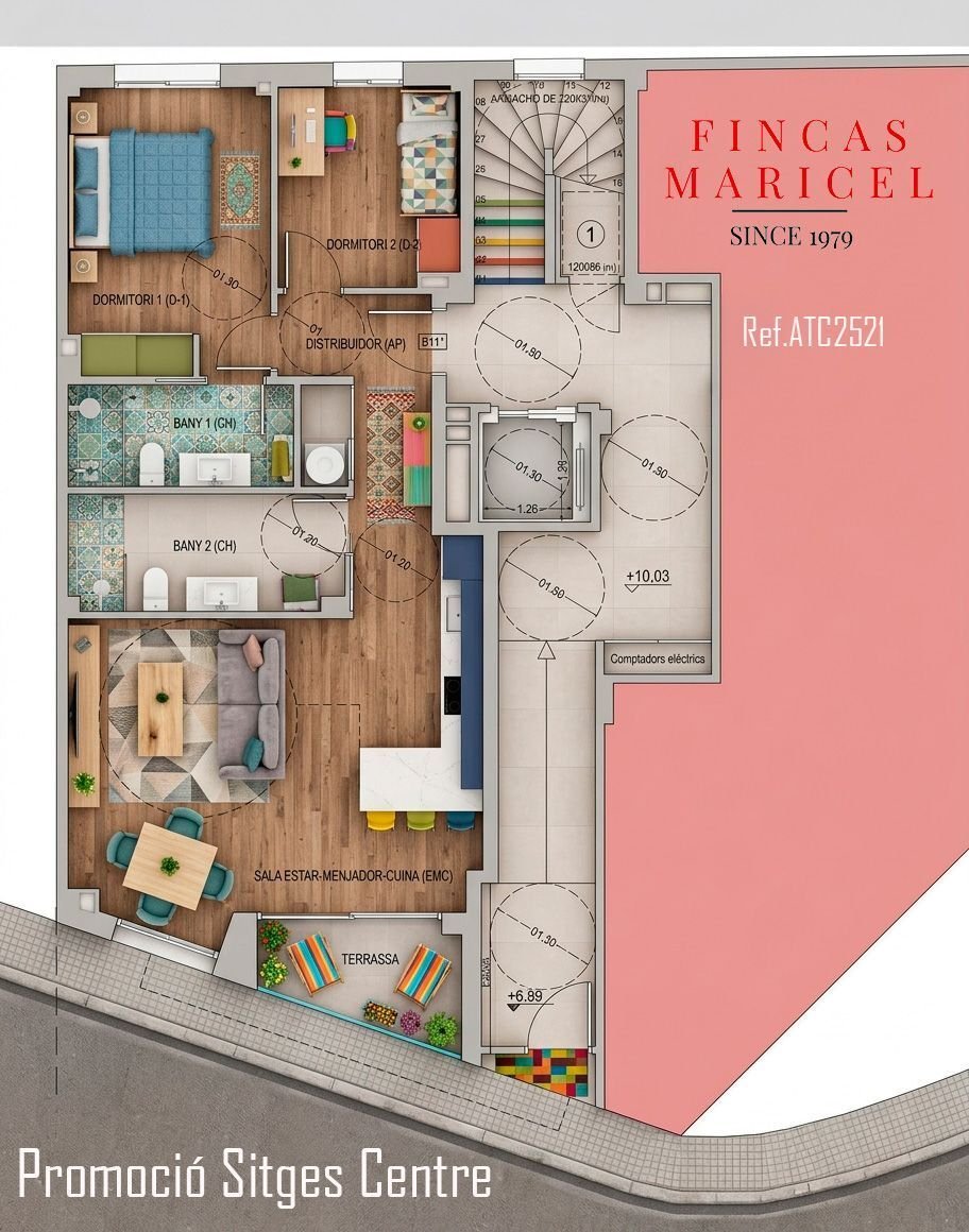 Apartamento en Sitges, Cataluña, España 3 - 18458382