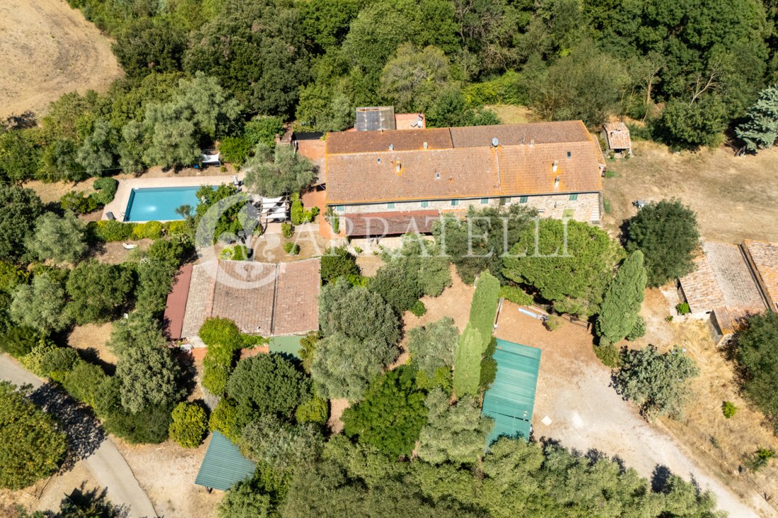 Maisons de campagne à Campagnatico, Toscane, Italie 1 - 18751715