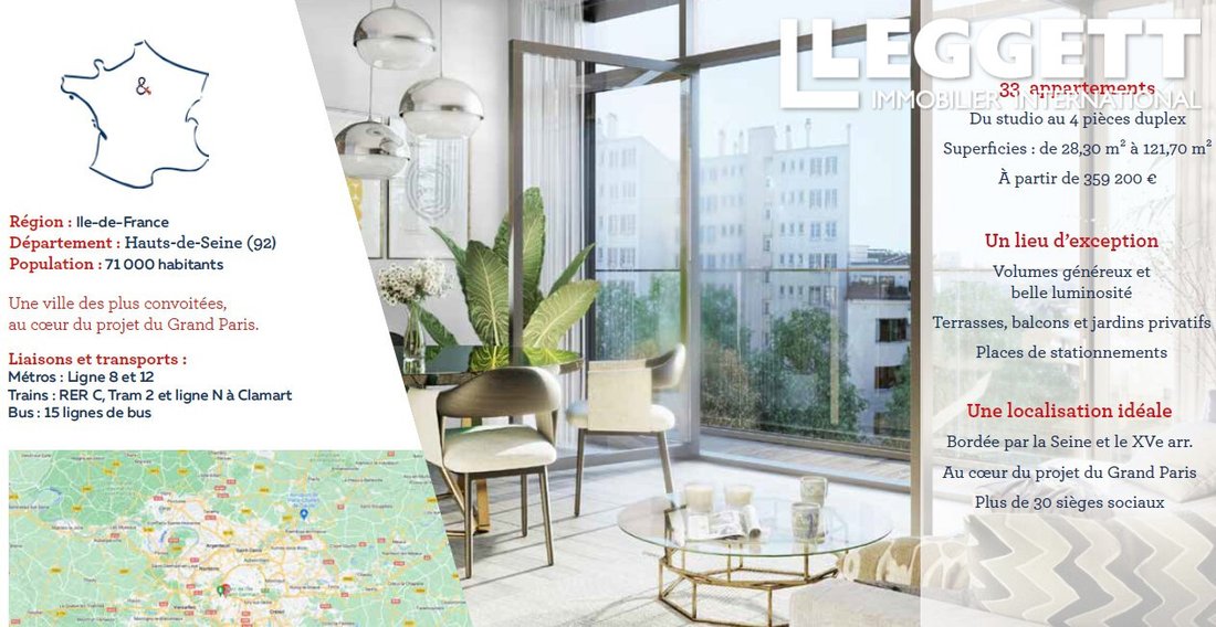 Apartamento en Epinettes, Issy-les-Moulineaux, Francia 1 - 18054873