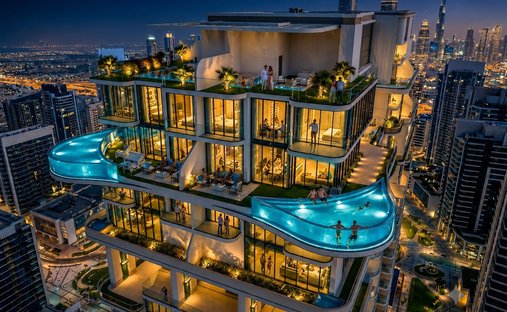 Attico in Business Bay, Emirato di Dubai, Emirati Arabi Uniti 1