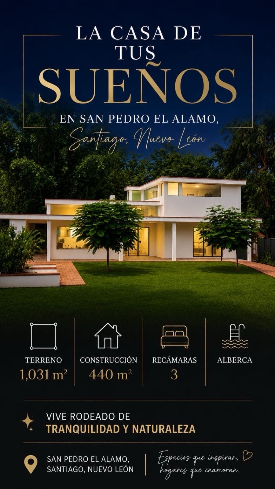 Casa a Santiago, Nuevo León, Messico 5 - 18763704