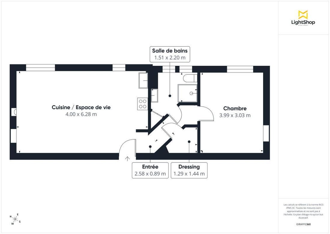 Appartement à Télégraphe-Pelleport Saint Fargeau, Paris 20e Arrondissement, Paris 3 - 18764111