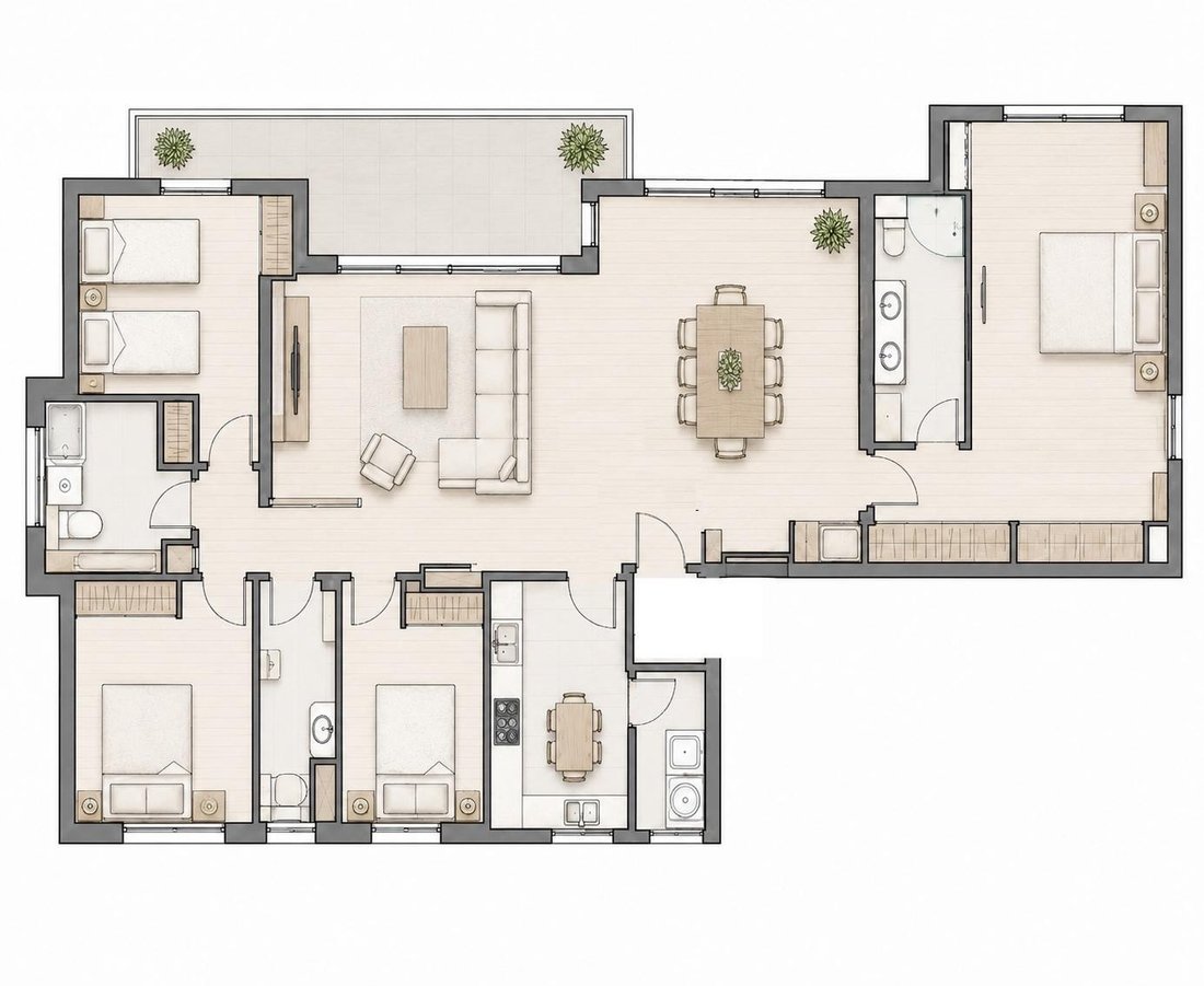 Appartement à Alicante, Valence, Espagne 5 - 18768965