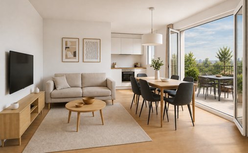 Apartment in Silly-Gallieni, Boulogne-Billancourt, France 1