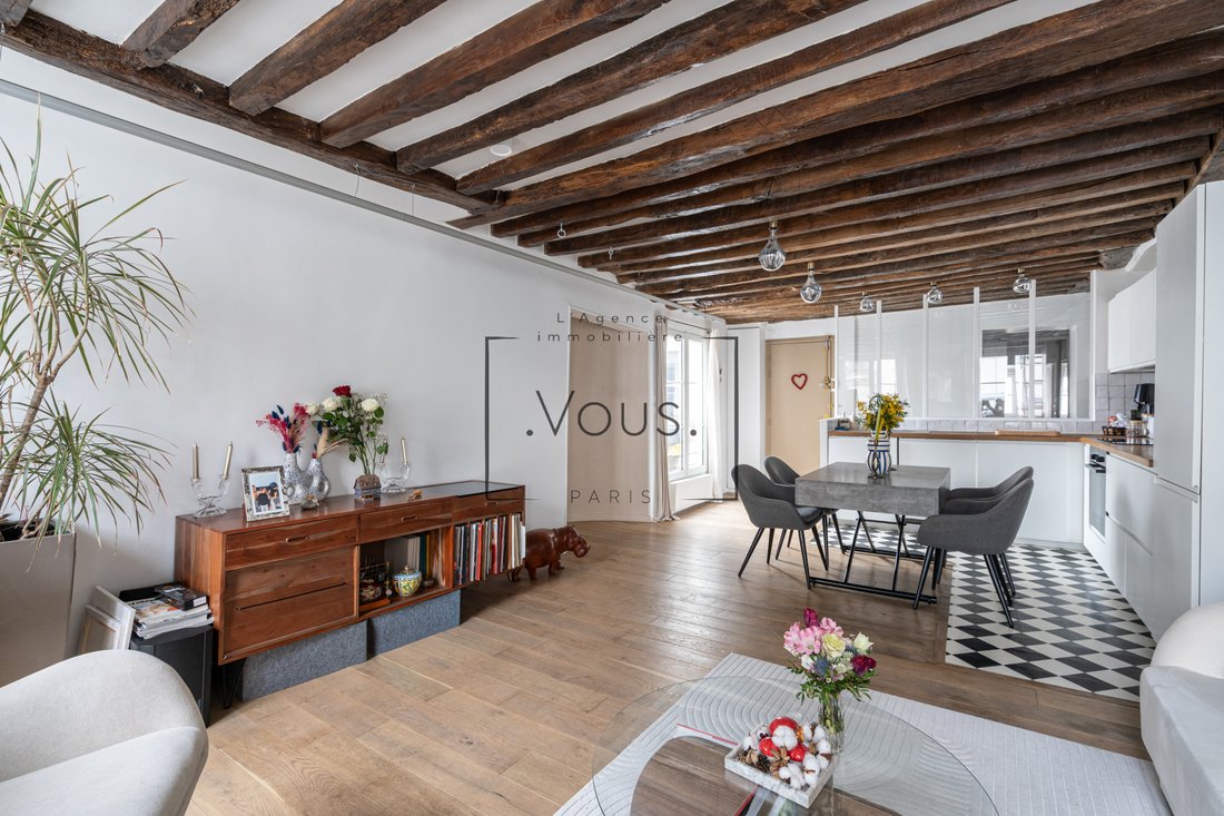 Apartamento en Enfants Rouges, Paris 3e Arrondissement, París 3 - 17944563