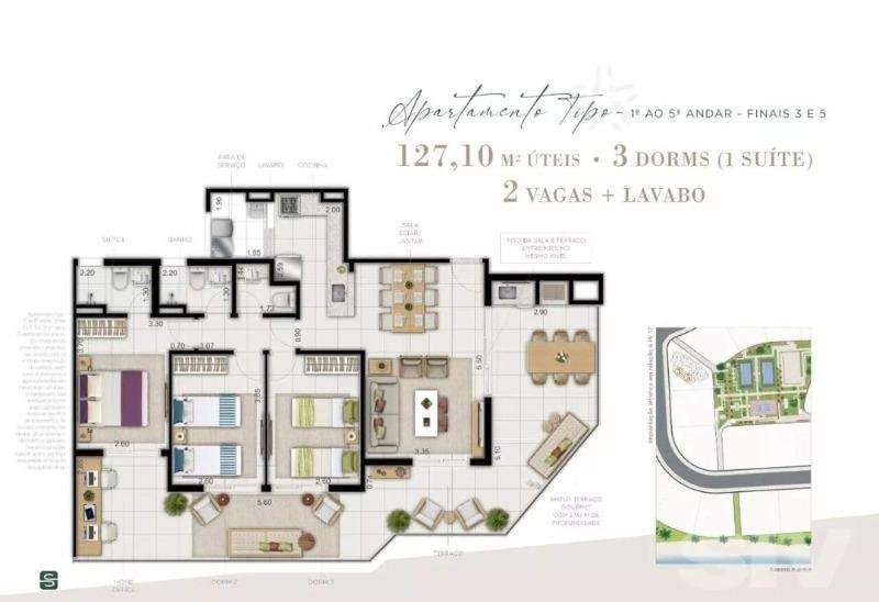 Wohnung in Riviera de São Lourenço, São Paulo, Brasilien 5 - 18770270
