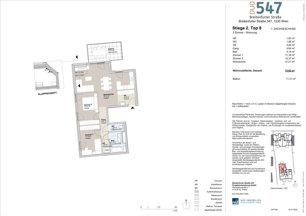 Wohnung in Wien, Wien, Österreich 1 - 18775328