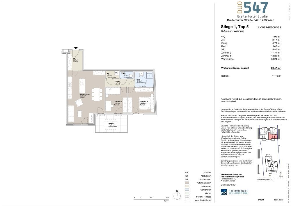 Wohnung in Wien, Wien, Österreich 1 - 18775335