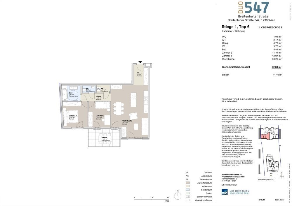 Wohnung in Wien, Wien, Österreich 1 - 18775333