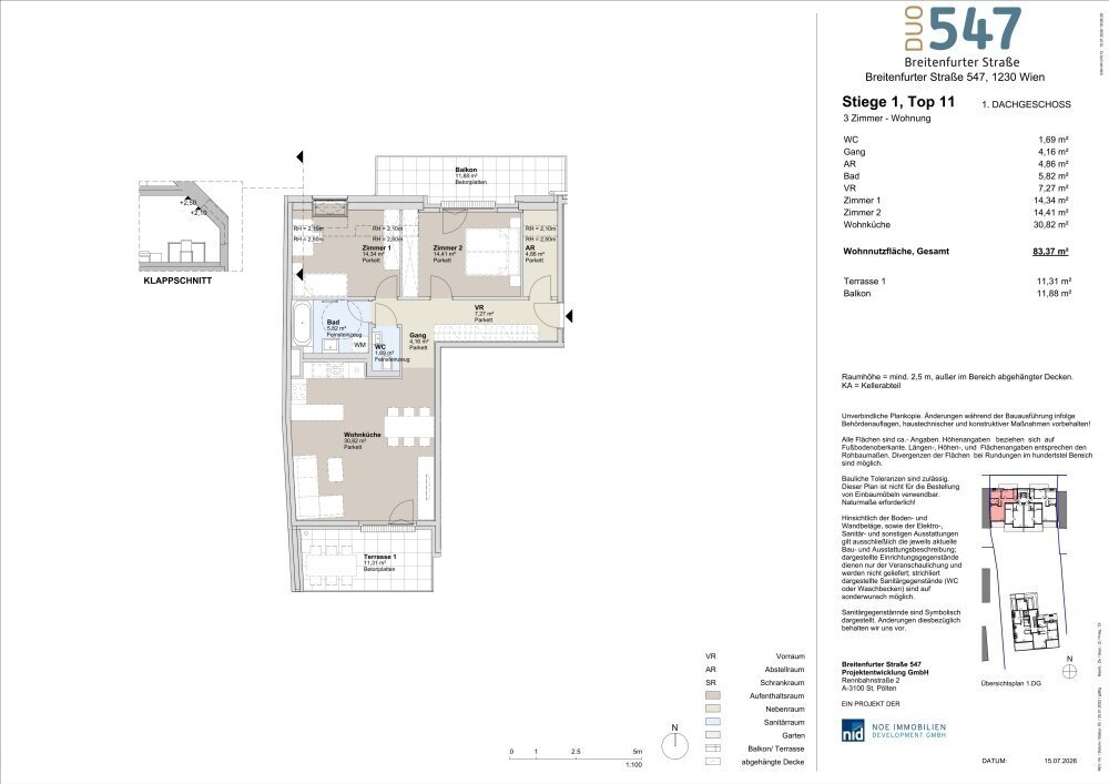 Wohnung in Wien, Wien, Österreich 1 - 18775325