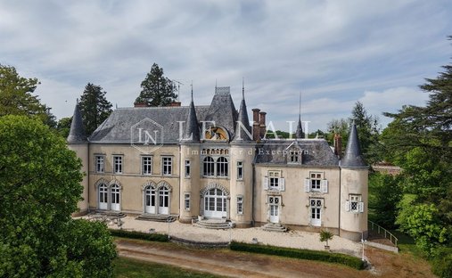Castillo en Pillerie-Bootz, Laval, Países del Loira 1
