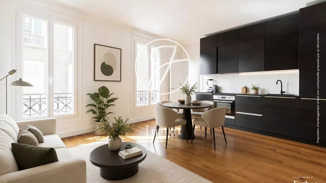 Appartamento a Clignancourt-Jules Joffrin, Paris 18e Arrondissement, Parigi 1 - 18038450