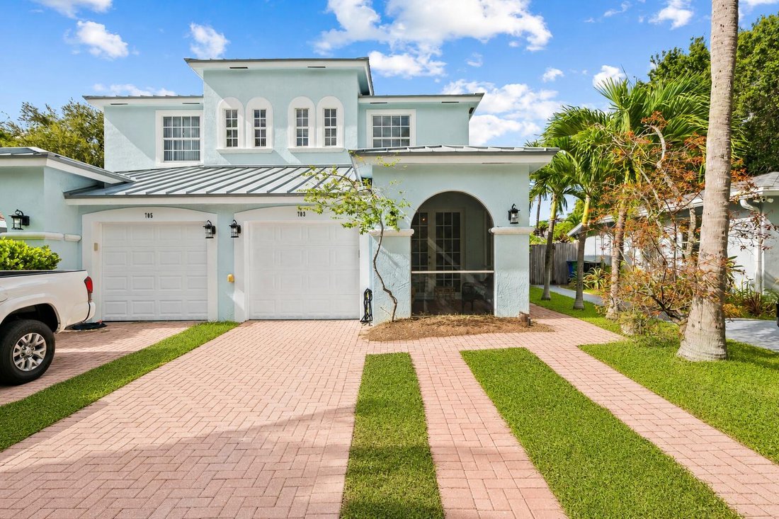 Maison de ville à Fort Lauderdale, Floride, États-Unis 1 - 18778908