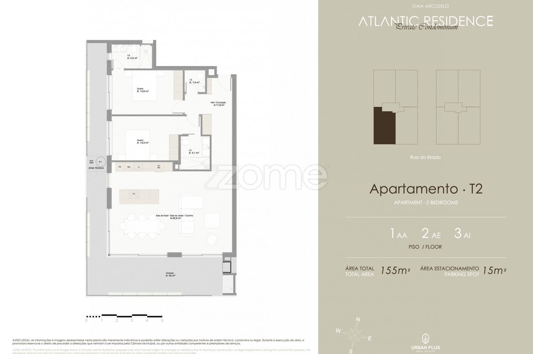 Wohnung in Arcozelo, Distrikt Porto, Portugal 5 - 18780512
