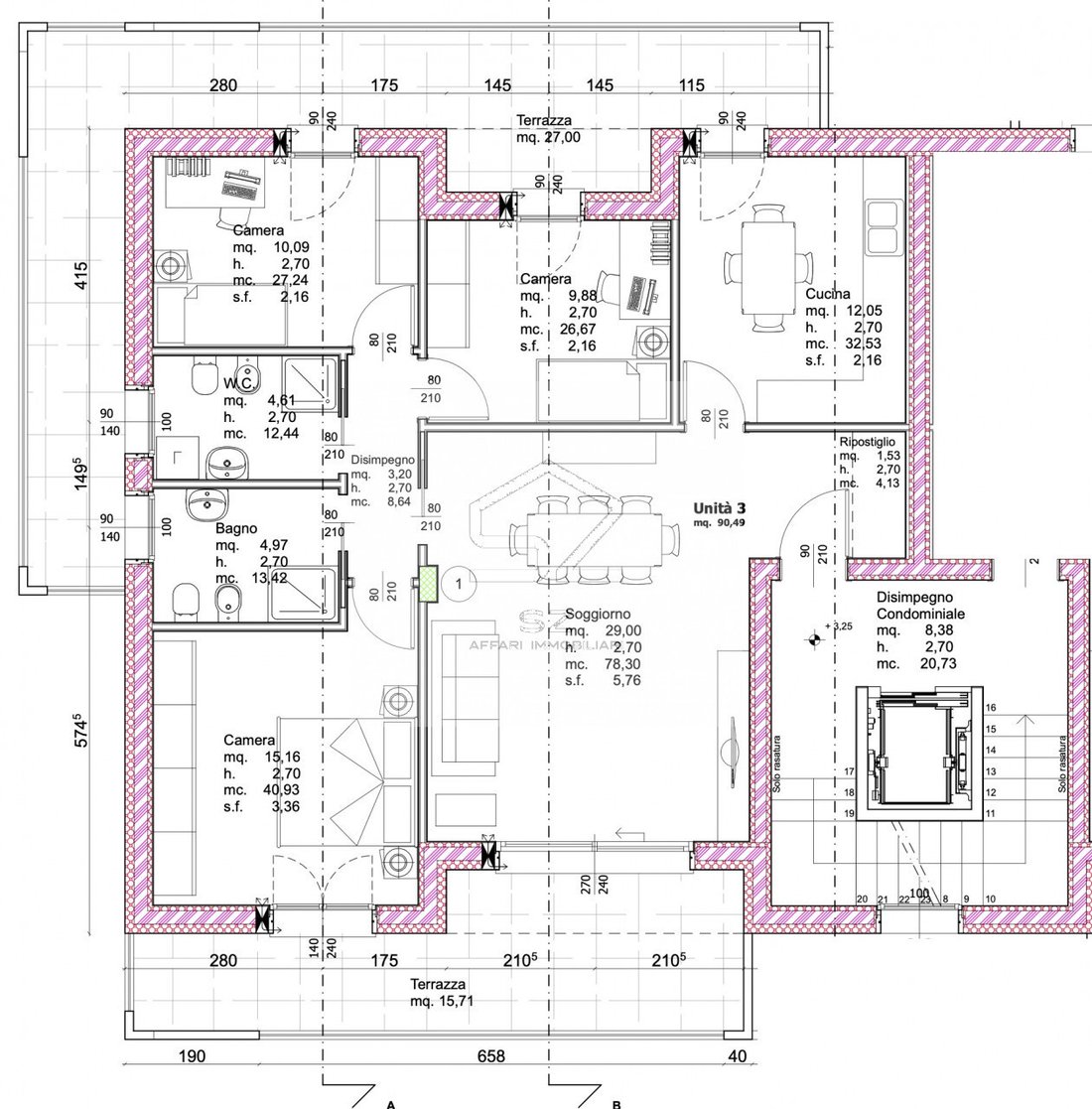 Apartment in Madonna Pellegrina, Padua, Italy 1 - 18782271