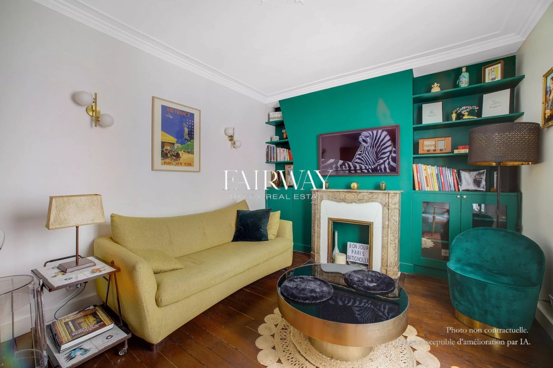 Appartamento a Clichy-Batignolles, Paris 17e Arrondissement, Parigi 1 - 18784715