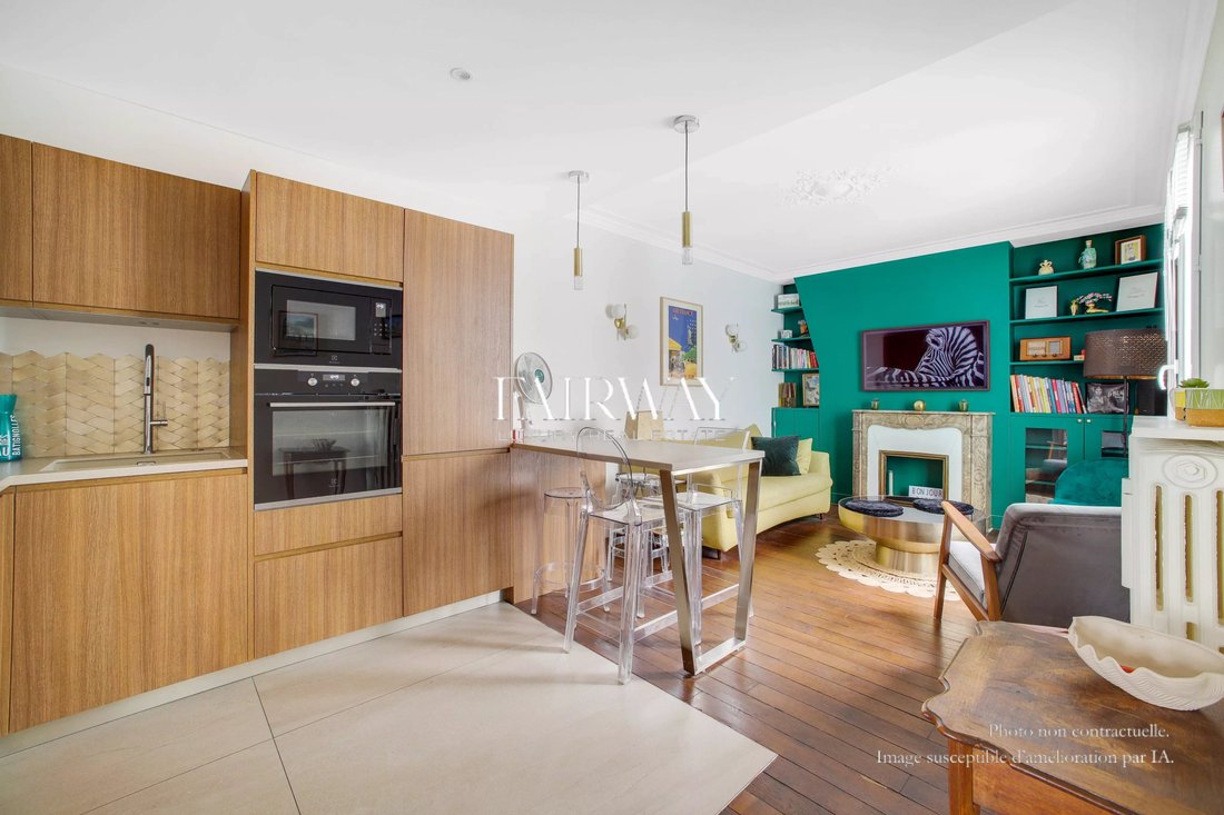 Appartamento a Clichy-Batignolles, Paris 17e Arrondissement, Parigi 4 - 18784715