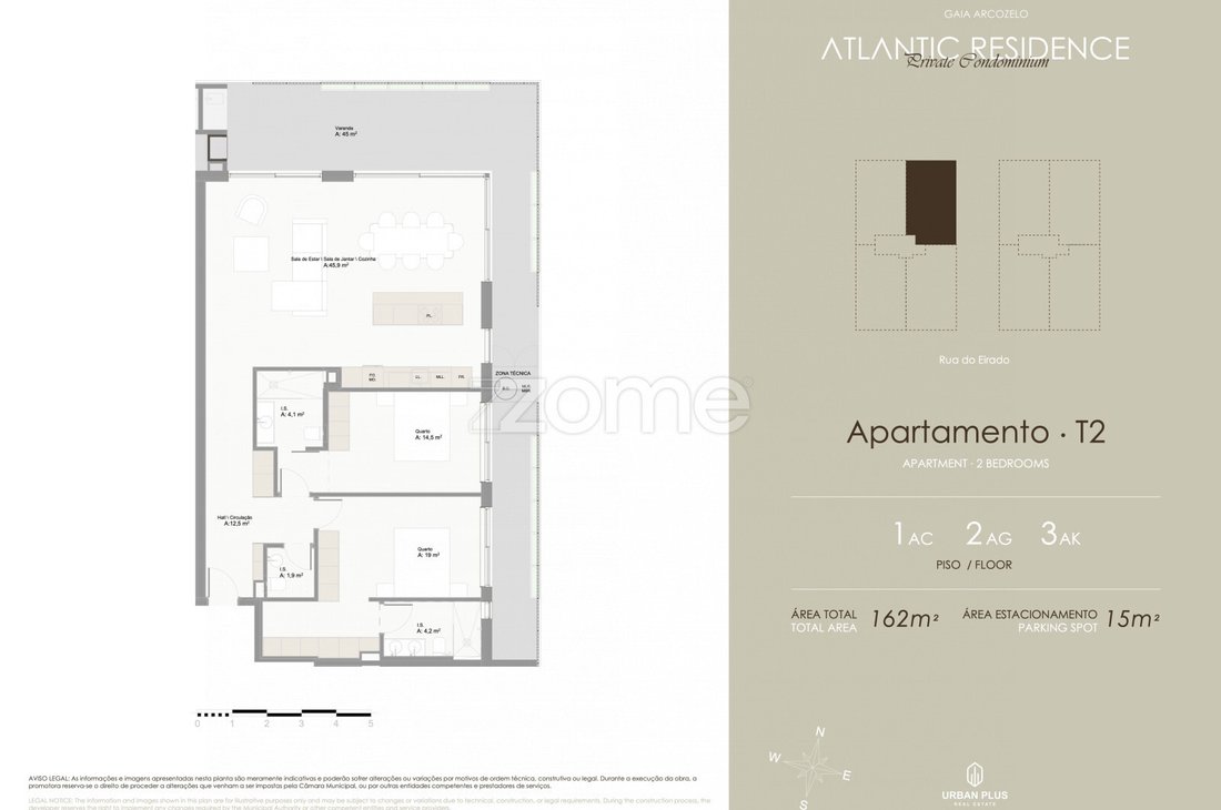 Wohnung in Arcozelo, Distrikt Porto, Portugal 5 - 18787997