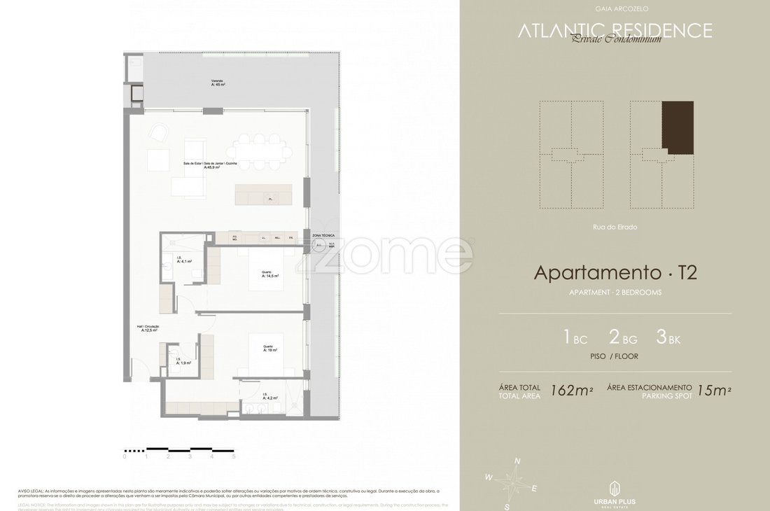 Wohnung in Arcozelo, Distrikt Porto, Portugal 5 - 18788028