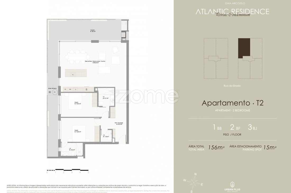 Wohnung in Arcozelo, Distrikt Porto, Portugal 5 - 18788019