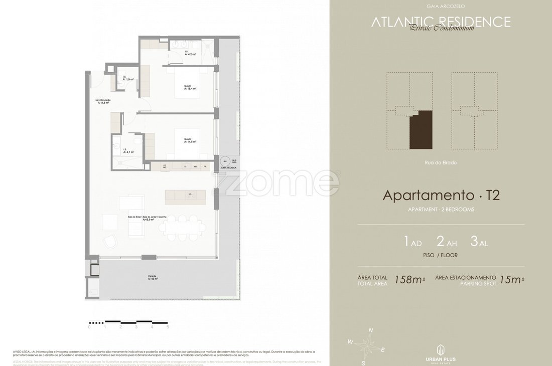 Wohnung in Arcozelo, Distrikt Porto, Portugal 5 - 18788002
