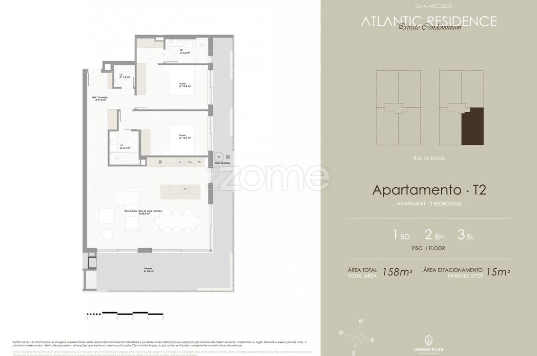 Wohnung in Arcozelo, Distrikt Porto, Portugal 5 - 18788040