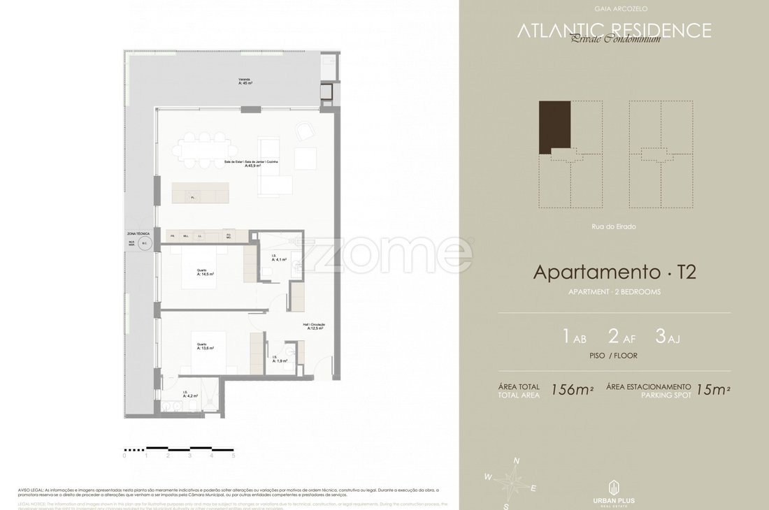 Wohnung in Arcozelo, Distrikt Porto, Portugal 5 - 18787995