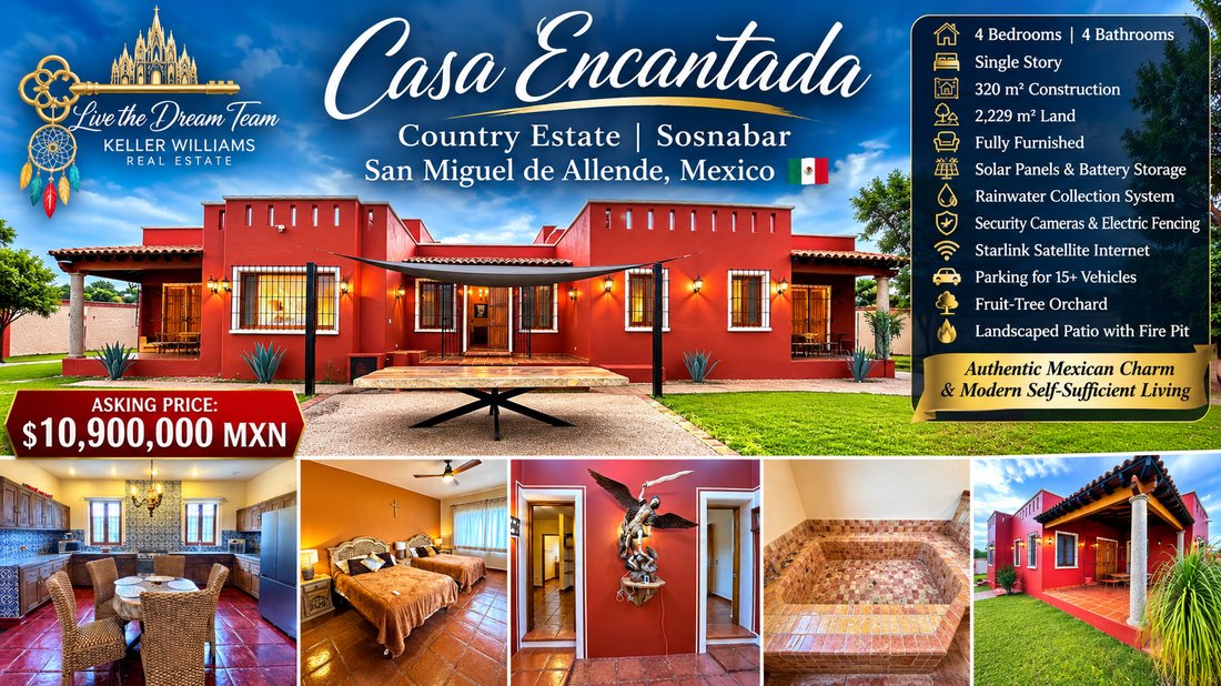 Casa a Sosnabar, Guanajuato, Messico 1 - 18787488