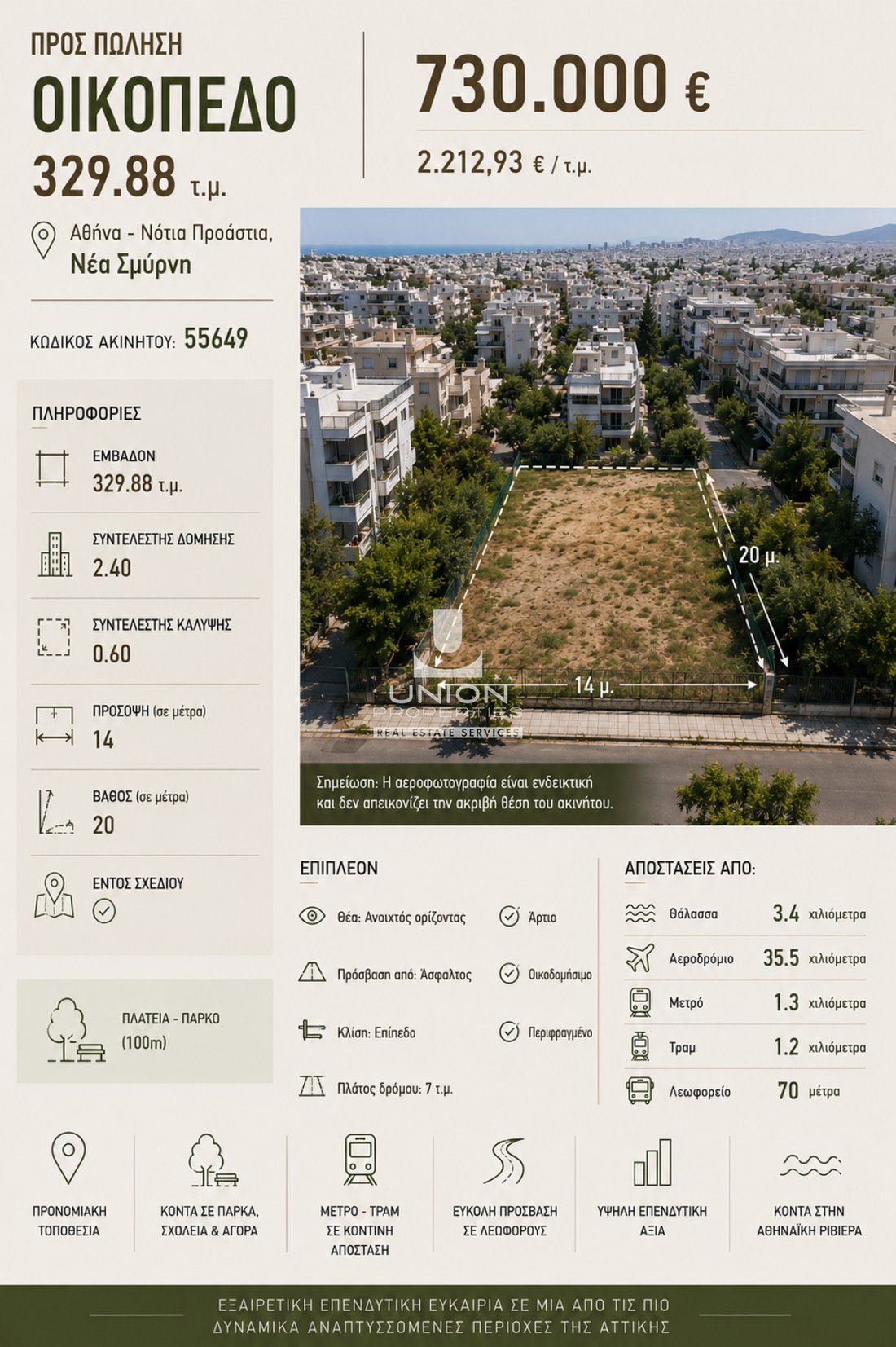 Land in Nea Smyrni, Attica, Greece 1 - 17791292
