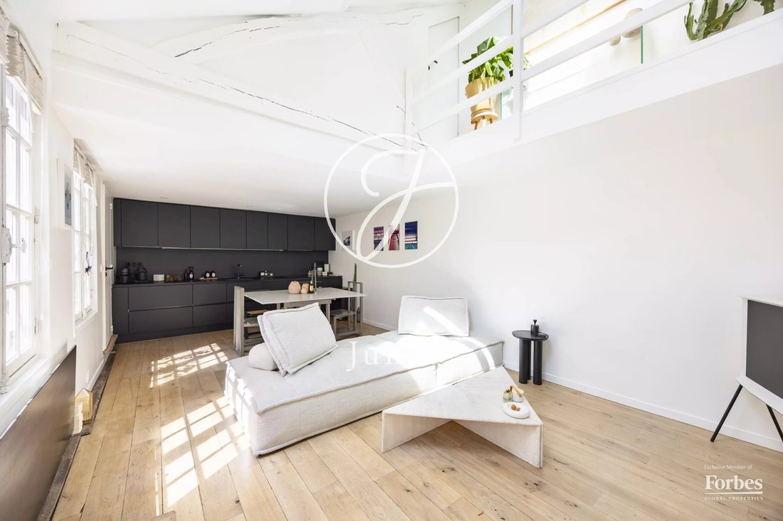Apartamento en San Gervasio, Paris 4e Arrondissement, París 4 - 18800220