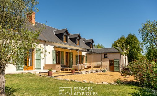 Villa en Saint-Vincent-du-Lorouër, Países del Loira, Francia 1